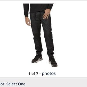 Vibes Men’s indigo jogger jeans.